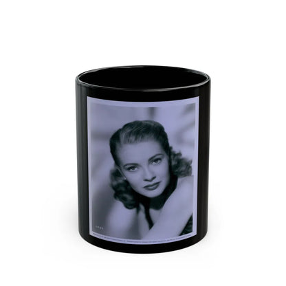 Lori Nelson #121 (Vintage Female Icon) Black Coffee Mug-11oz-Go Mug Yourself