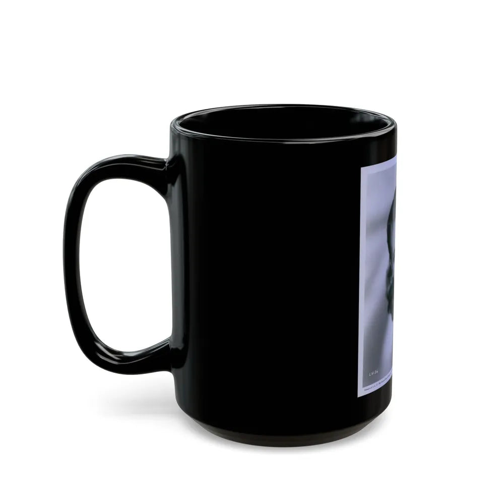 Lori Nelson #121 (Vintage Female Icon) Black Coffee Mug-Go Mug Yourself