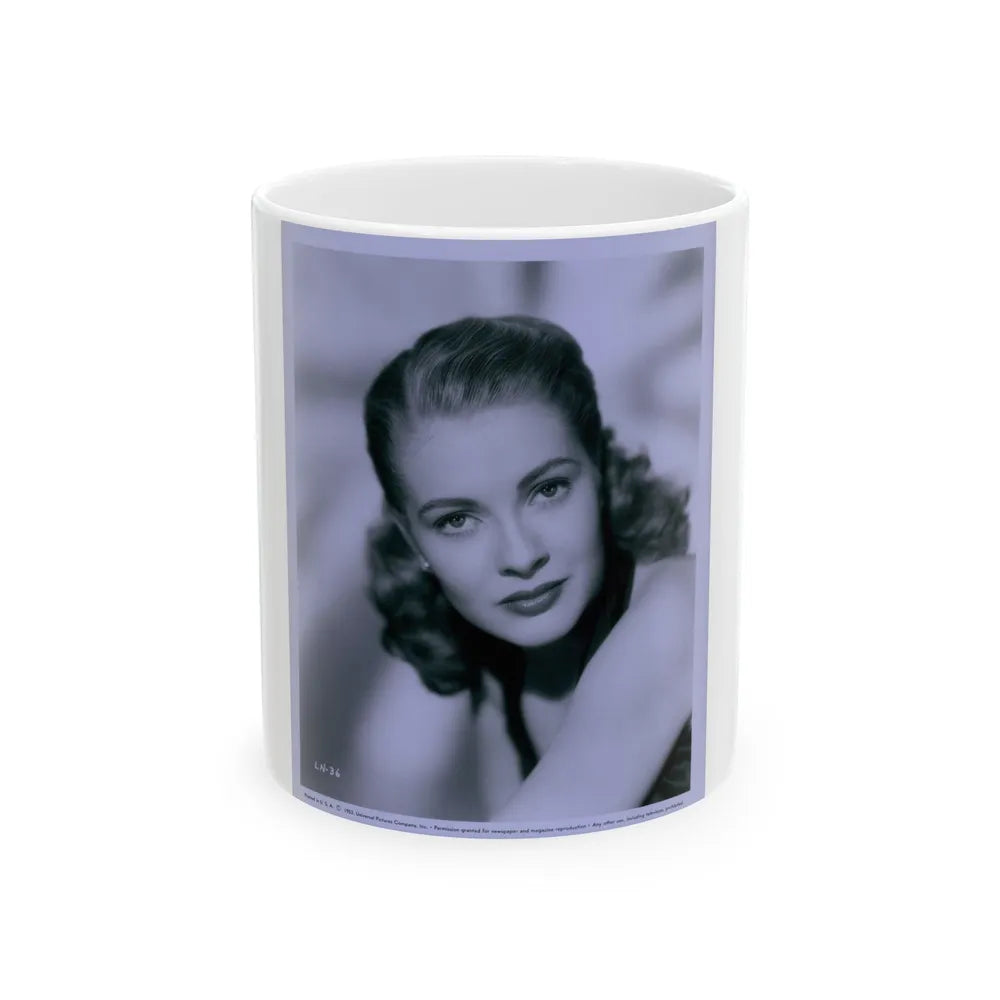 Lori Nelson #121 (Vintage Female Icon) White Coffee Mug-11oz-Go Mug Yourself