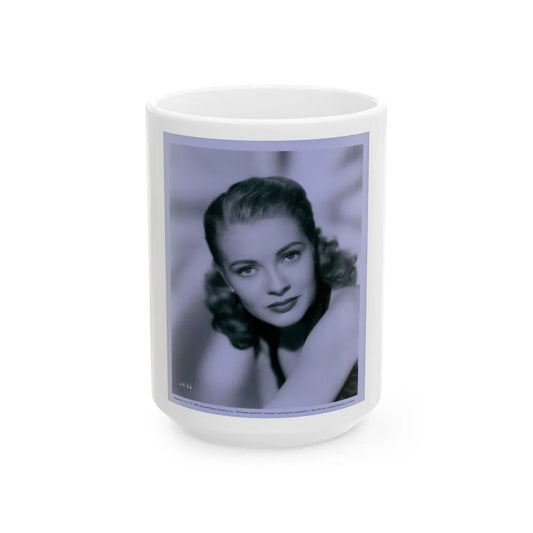 Lori Nelson #121 (Vintage Female Icon) White Coffee Mug-15oz-Go Mug Yourself