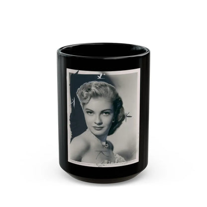 Lori Nelson #131 (Vintage Female Icon) Black Coffee Mug-15oz-Go Mug Yourself