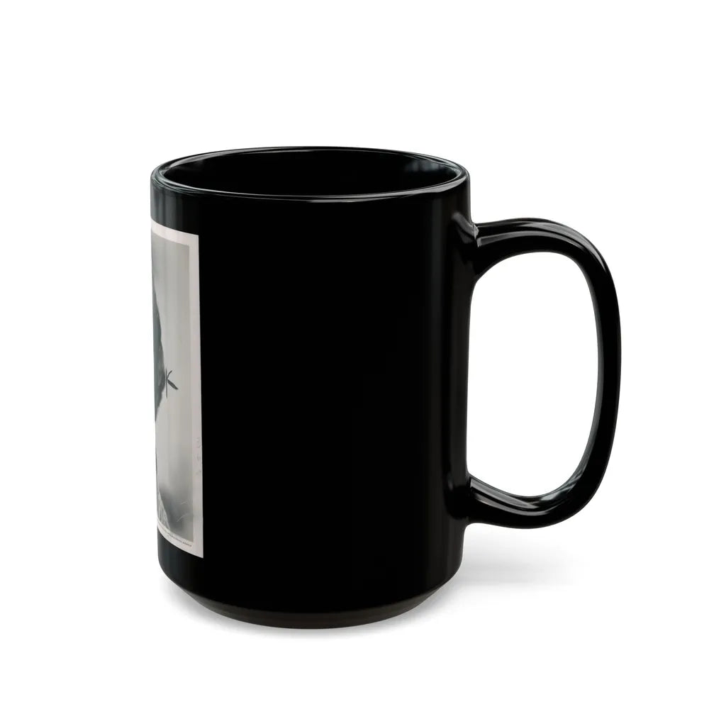 Lori Nelson #131 (Vintage Female Icon) Black Coffee Mug-Go Mug Yourself