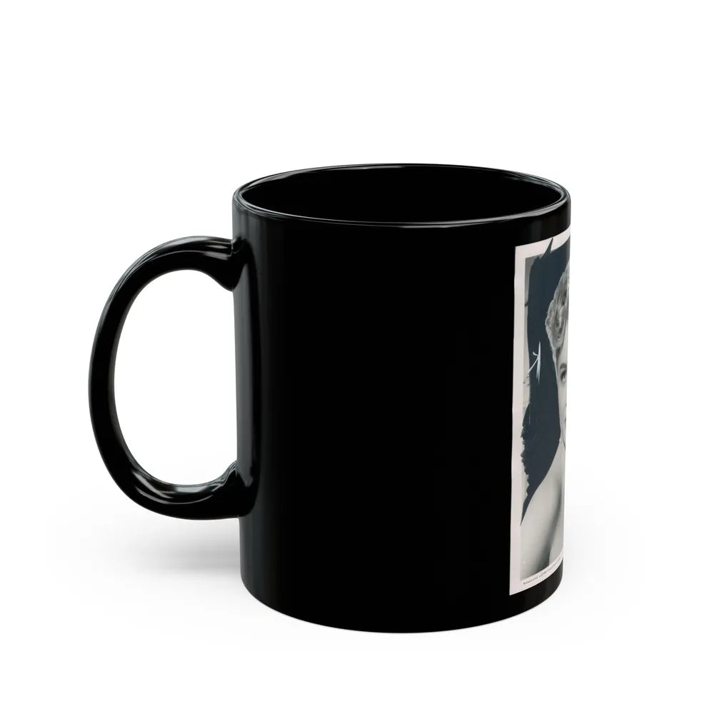 Lori Nelson #131 (Vintage Female Icon) Black Coffee Mug-Go Mug Yourself