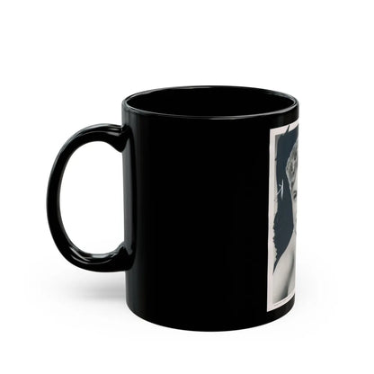 Lori Nelson #131 (Vintage Female Icon) Black Coffee Mug-Go Mug Yourself