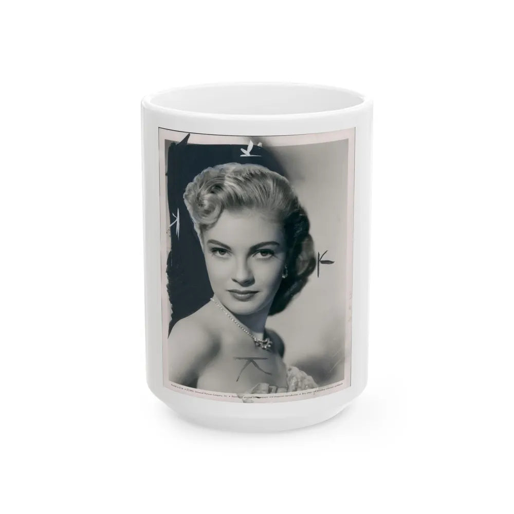 Lori Nelson #131 (Vintage Female Icon) White Coffee Mug-15oz-Go Mug Yourself