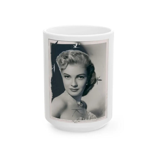 Lori Nelson #131 (Vintage Female Icon) White Coffee Mug-15oz-Go Mug Yourself