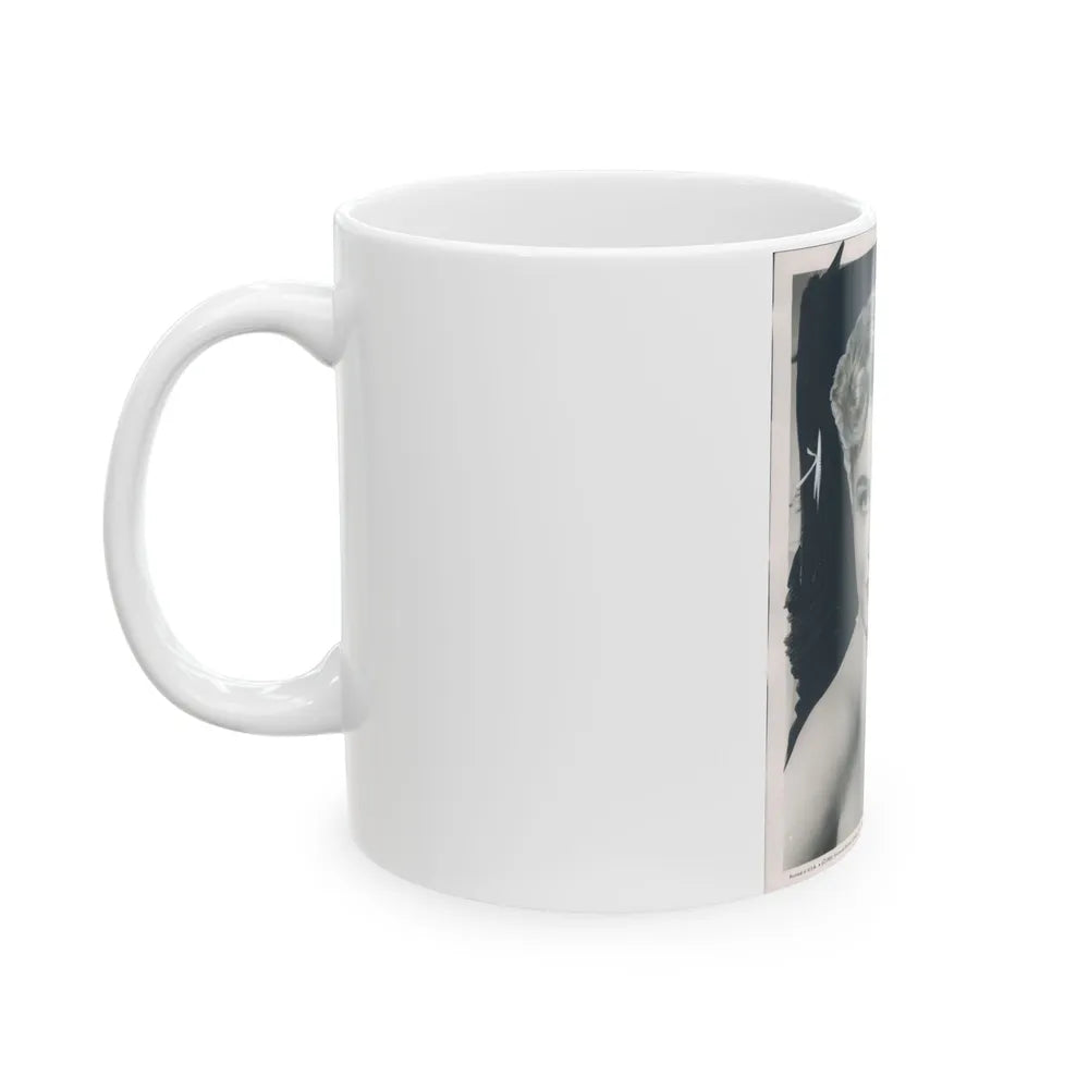 Lori Nelson #131 (Vintage Female Icon) White Coffee Mug-Go Mug Yourself
