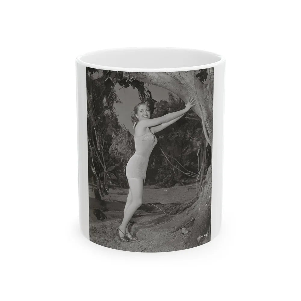 Lori Nelson #133 (Vintage Female Icon) White Coffee Mug-11oz-Go Mug Yourself