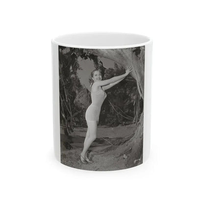 Lori Nelson #133 (Vintage Female Icon) White Coffee Mug 11oz - Go Mug Yourself