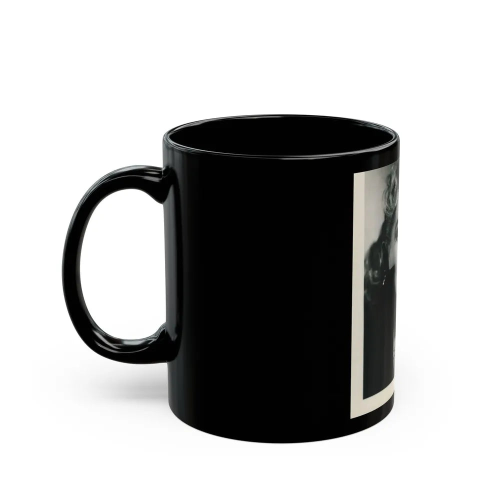 Lori Nelson #138 (Vintage Female Icon) Black Coffee Mug-Go Mug Yourself