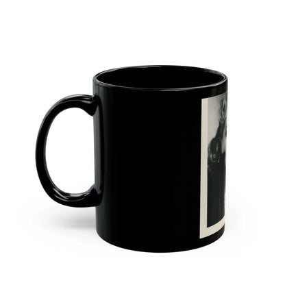 Lori Nelson #138 (Vintage Female Icon) Black Coffee Mug-Go Mug Yourself