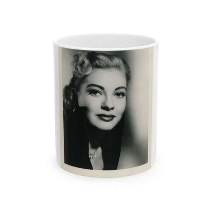 Lori Nelson #138 (Vintage Female Icon) White Coffee Mug-11oz-Go Mug Yourself