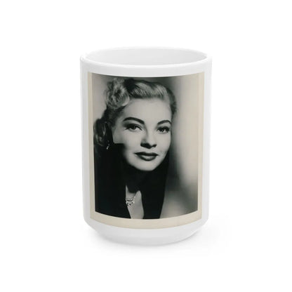 Lori Nelson #138 (Vintage Female Icon) White Coffee Mug-15oz-Go Mug Yourself