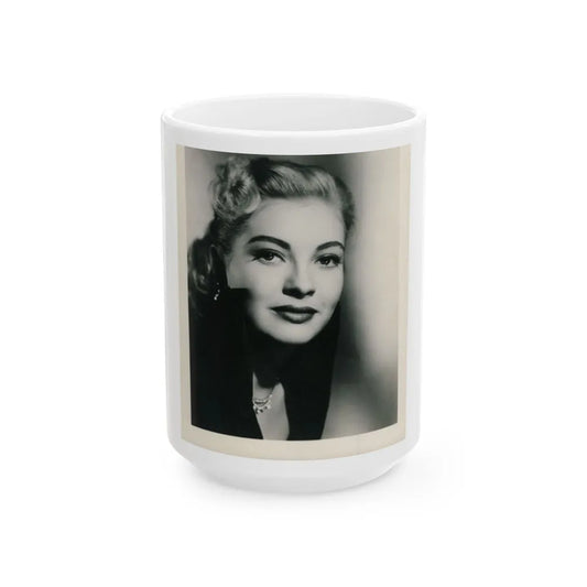 Lori Nelson #138 (Vintage Female Icon) White Coffee Mug-15oz-Go Mug Yourself