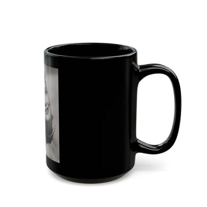 Lori Nelson #140 (Vintage Female Icon) Black Coffee Mug-Go Mug Yourself