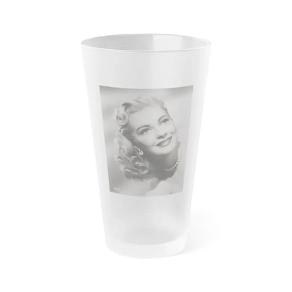 Lori Nelson #140 (Vintage Female Icon) Frosted Pint Glass 16oz 16oz Frosted - Go Mug Yourself