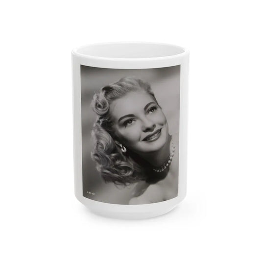 Lori Nelson #140 (Vintage Female Icon) White Coffee Mug-15oz-Go Mug Yourself
