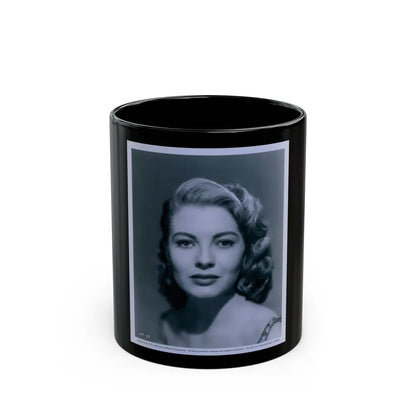 Lori Nelson #148 (Vintage Female Icon) Black Coffee Mug-11oz-Go Mug Yourself