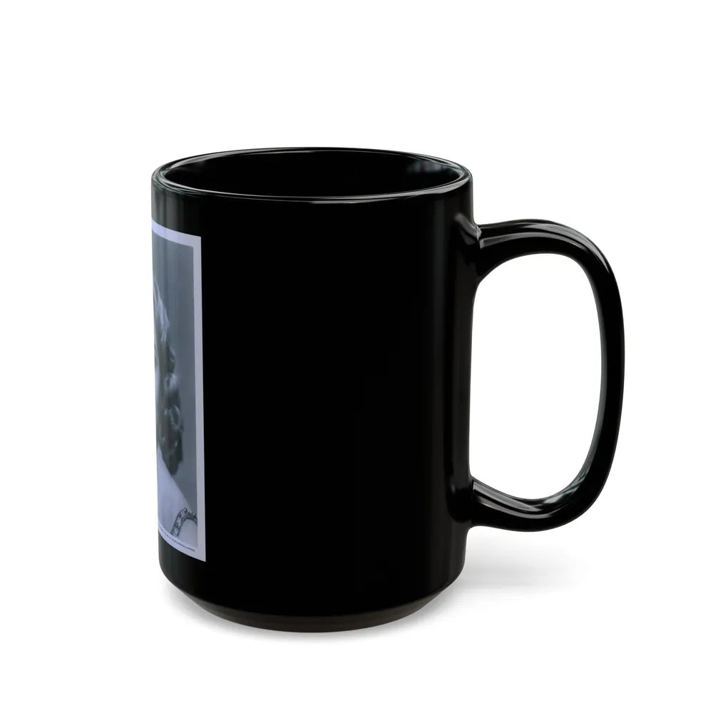 Lori Nelson #148 (Vintage Female Icon) Black Coffee Mug-Go Mug Yourself