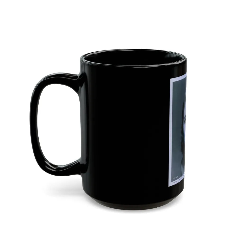 Lori Nelson #148 (Vintage Female Icon) Black Coffee Mug-Go Mug Yourself