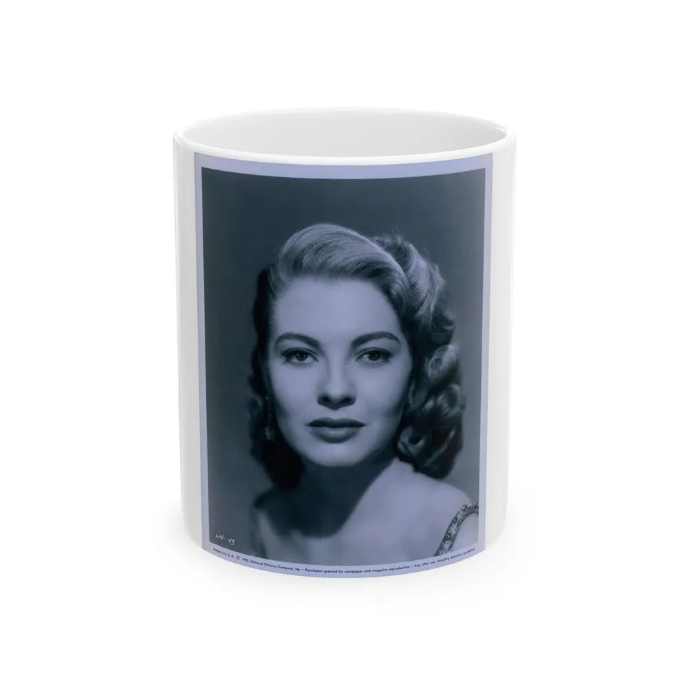 Lori Nelson #148 (Vintage Female Icon) White Coffee Mug-11oz-Go Mug Yourself