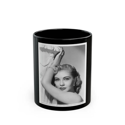 Lori Nelson #149 (Vintage Female Icon) Black Coffee Mug-11oz-Go Mug Yourself