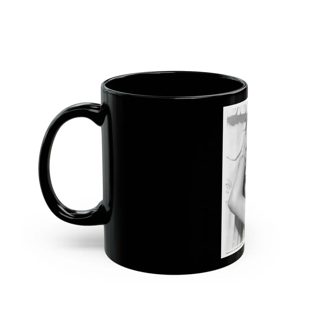 Lori Nelson #149 (Vintage Female Icon) Black Coffee Mug-Go Mug Yourself