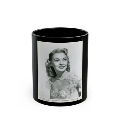 Lori Nelson #151 (Vintage Female Icon) Black Coffee Mug-11oz-Go Mug Yourself