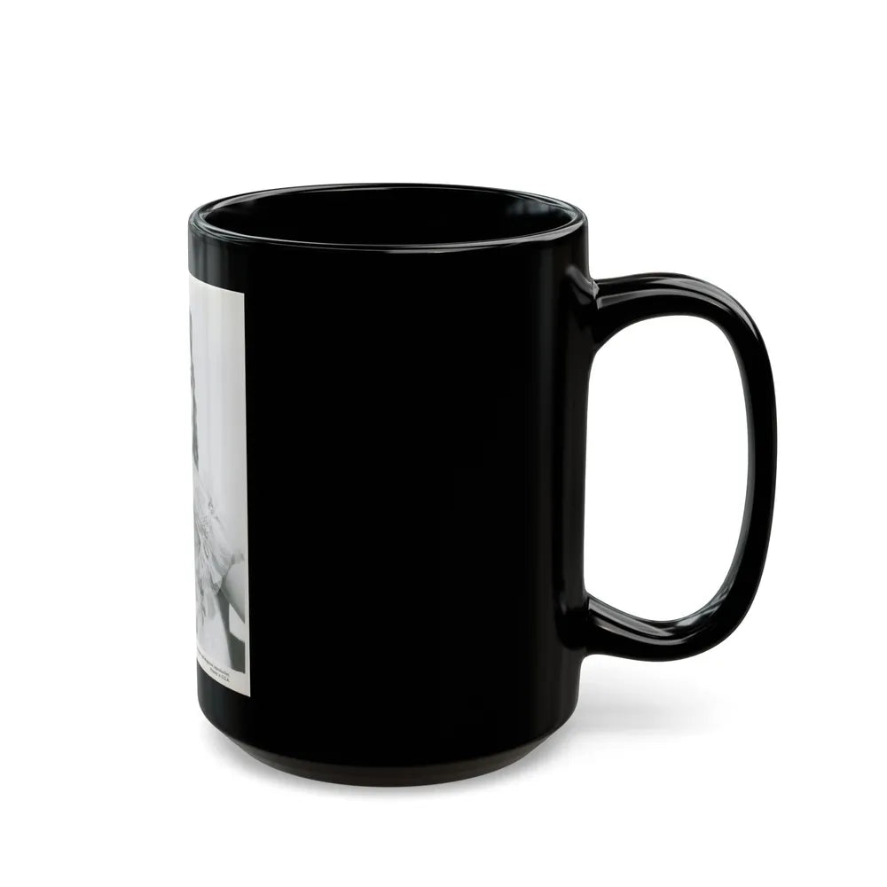 Lori Nelson #151 (Vintage Female Icon) Black Coffee Mug-Go Mug Yourself