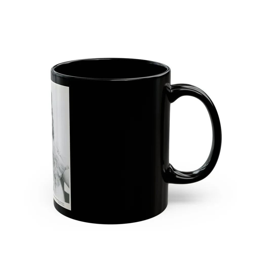 Lori Nelson #151 (Vintage Female Icon) Black Coffee Mug-Go Mug Yourself