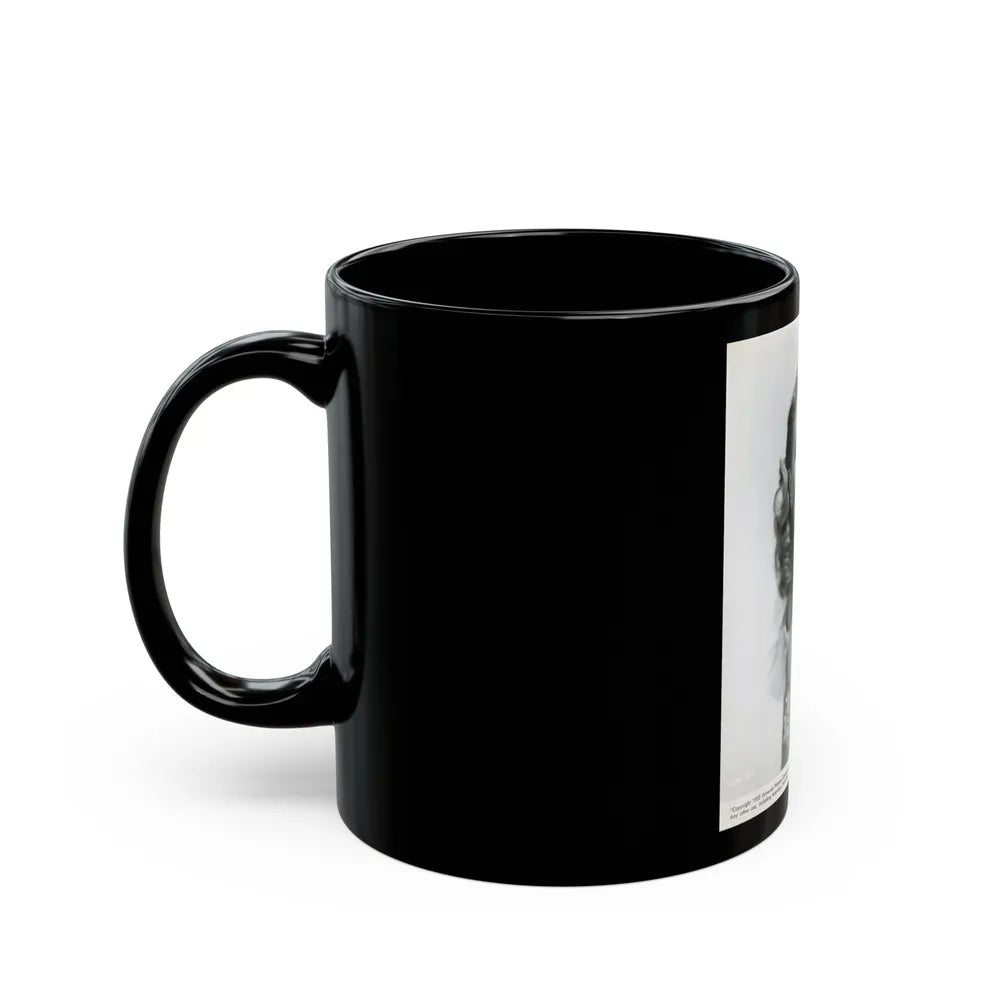 Lori Nelson #151 (Vintage Female Icon) Black Coffee Mug-Go Mug Yourself