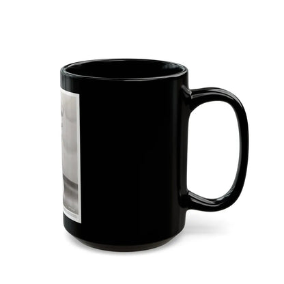 Lori Nelson #157 (Vintage Female Icon) Black Coffee Mug-Go Mug Yourself