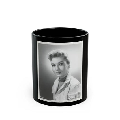 Lori Nelson #158 (Vintage Female Icon) Black Coffee Mug-11oz-Go Mug Yourself