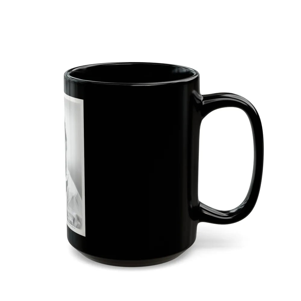 Lori Nelson #158 (Vintage Female Icon) Black Coffee Mug-Go Mug Yourself