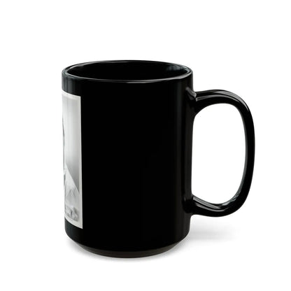 Lori Nelson #158 (Vintage Female Icon) Black Coffee Mug-Go Mug Yourself