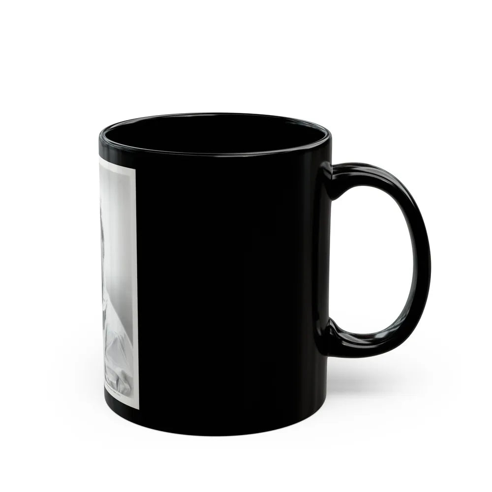 Lori Nelson #158 (Vintage Female Icon) Black Coffee Mug-Go Mug Yourself
