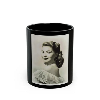 Lori Nelson #16 (Vintage Female Icon) Black Coffee Mug 11oz - Go Mug Yourself