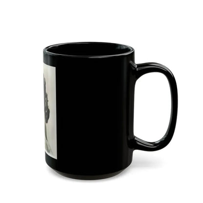 Lori Nelson #16 (Vintage Female Icon) Black Coffee Mug - Go Mug Yourself