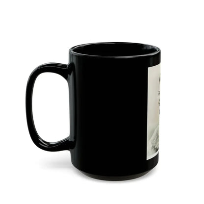 Lori Nelson #16 (Vintage Female Icon) Black Coffee Mug - Go Mug Yourself