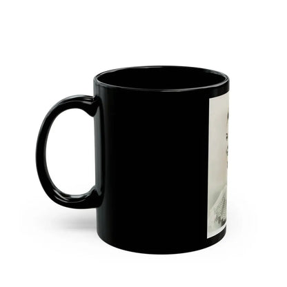 Lori Nelson #16 (Vintage Female Icon) Black Coffee Mug - Go Mug Yourself