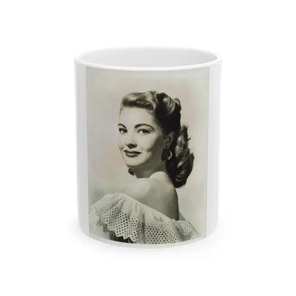 Lori Nelson #16 (Vintage Female Icon) White Coffee Mug 11oz - Go Mug Yourself