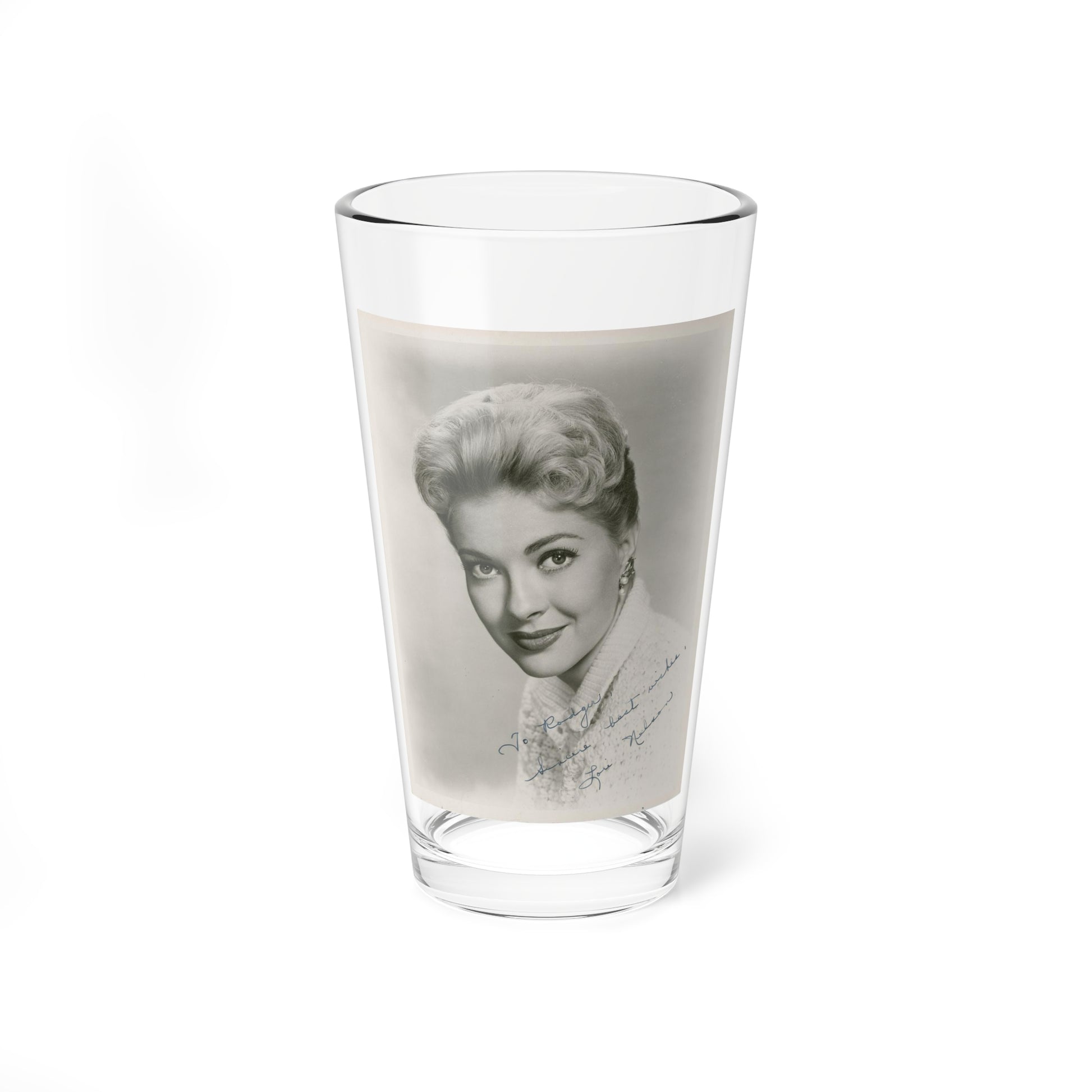 Lori Nelson #160 (Vintage Female Icon) Pint Glass 16oz-16oz-Go Mug Yourself