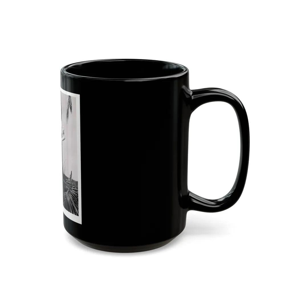 Lori Nelson #161 (Vintage Female Icon) Black Coffee Mug-Go Mug Yourself