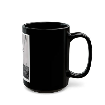 Lori Nelson #161 (Vintage Female Icon) Black Coffee Mug-Go Mug Yourself