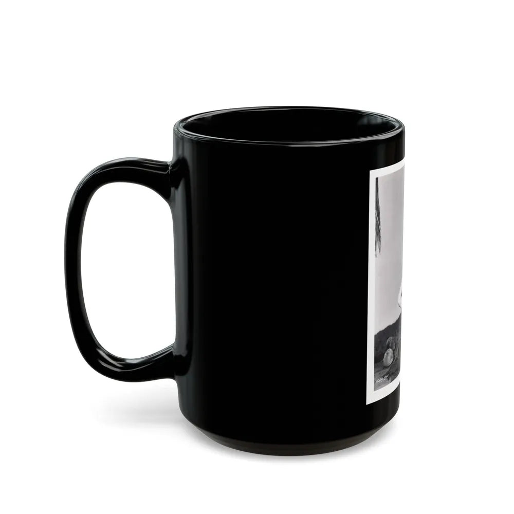 Lori Nelson #161 (Vintage Female Icon) Black Coffee Mug-Go Mug Yourself