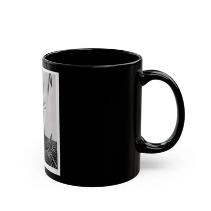 Lori Nelson #161 (Vintage Female Icon) Black Coffee Mug-Go Mug Yourself