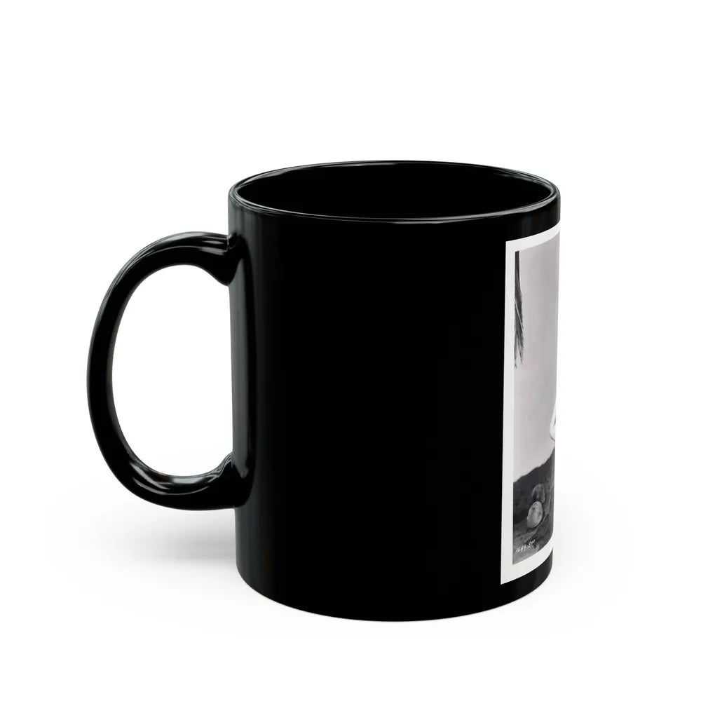 Lori Nelson #161 (Vintage Female Icon) Black Coffee Mug-Go Mug Yourself