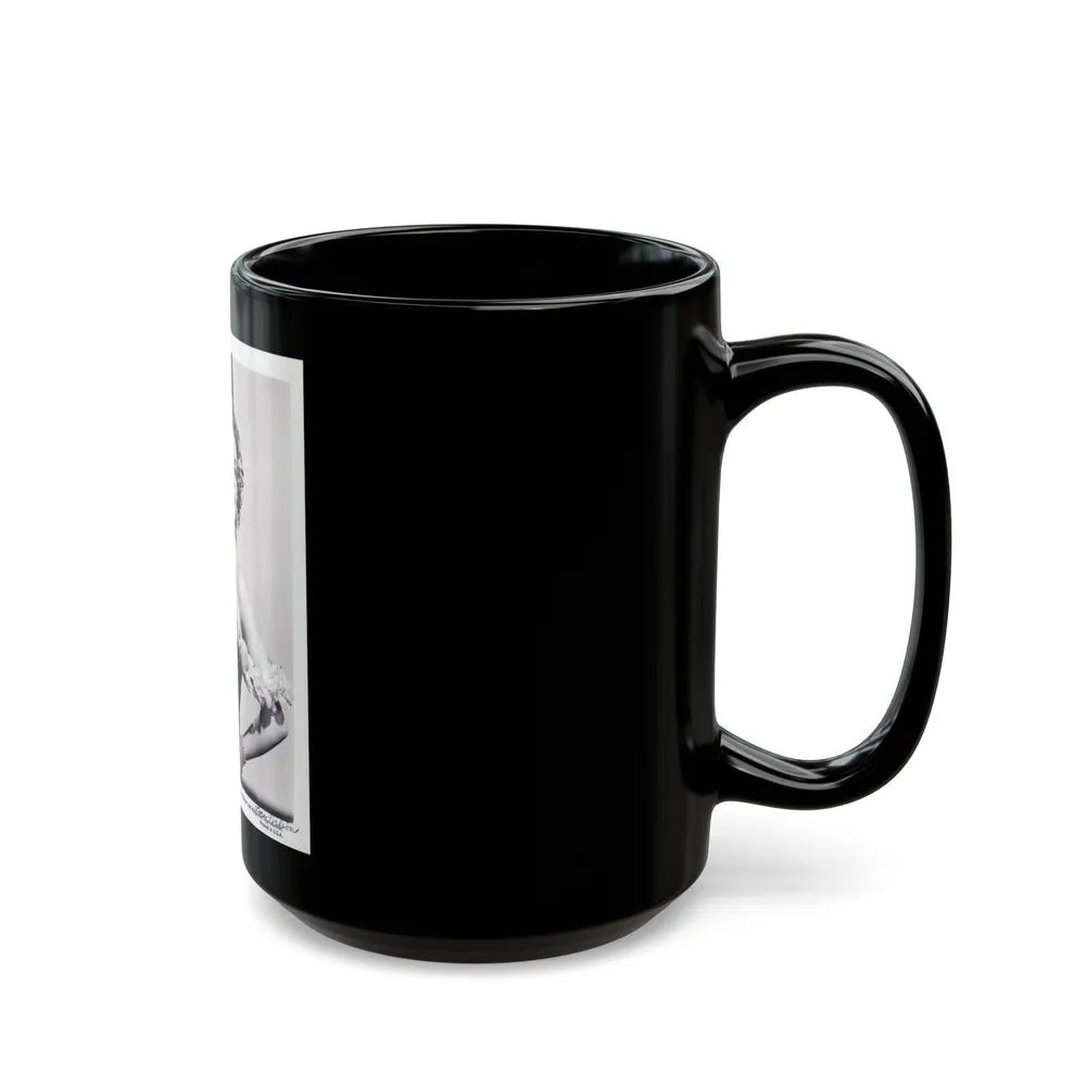 Lori Nelson #162 (Vintage Female Icon) Black Coffee Mug-Go Mug Yourself