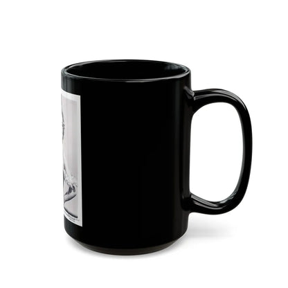 Lori Nelson #162 (Vintage Female Icon) Black Coffee Mug-Go Mug Yourself