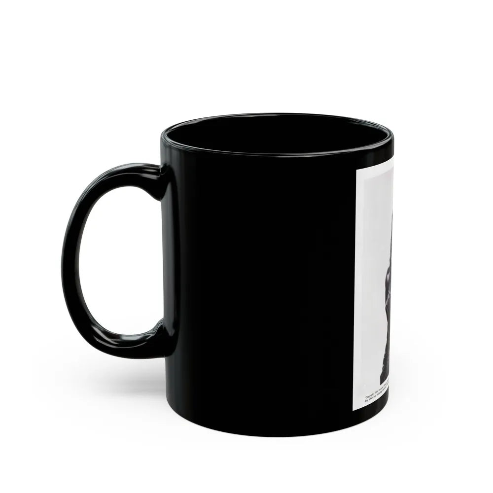 Lori Nelson #162 (Vintage Female Icon) Black Coffee Mug-Go Mug Yourself